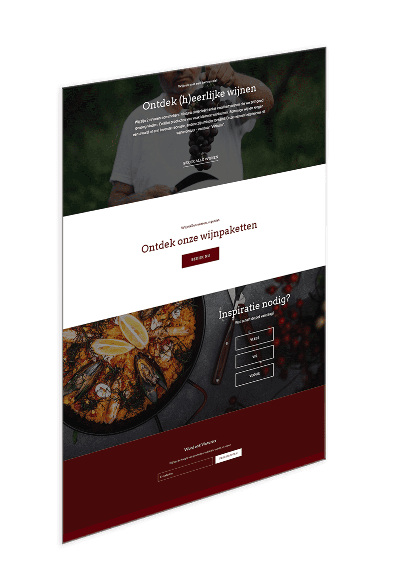 Vinturia website