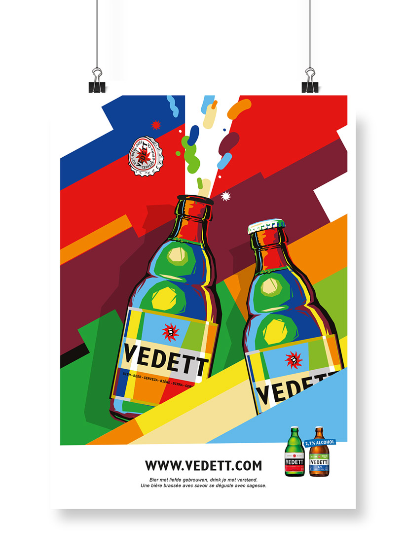 Vedett poster