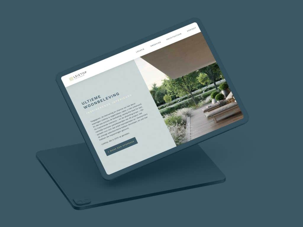 Immogra Leietop website